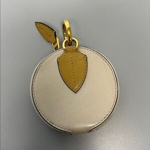 Burberry Round Leather Coin Pouch